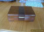 Small Antique Art Decco wooden box for Sale