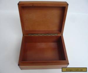 Item Vintage Wooden Inlaid Hinged Box - Possibly Sorrento Ware? for Sale