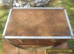 Vintage Folk Art Wooden Field Box Pistol Case Tote for Sale