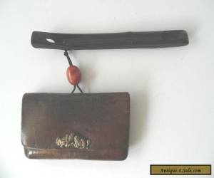 Item Antique Japanese Tobacco Pouch & Pipe case for Sale