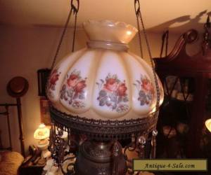 Item Antique Oil Lamp Chandelier for Sale