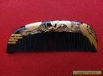 Excellent Vintage Japanese Lacquerware Hair Comb MAKIE (8) for Sale