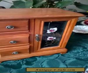 Item A BEAUTIFUL  LARGE WOODEN - ANTIQUE   JEWELRY BOX.  for Sale