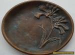 Bronze / Brass Pin - Coin Dish - Wildflowers - Australian ? for Sale