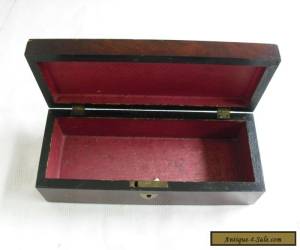 Item ANTIQUE WOODEN GLOVE/JEWELLERY BOX for Sale