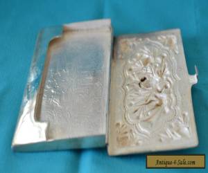 Item RARE ANTIQUE CHINESE SOLID SILVER CARD HOLDER  for Sale