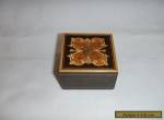 Small Vintage Sorrento Ware Wooden Box for Sale