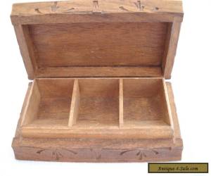 Item vintage wooden jewellery box for Sale