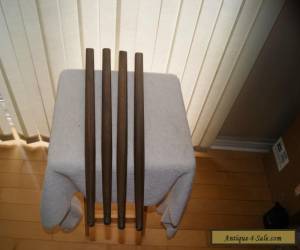 Item Set of 4 Vintage MID Century Danish Modern 24'' Table Legs with Brackets Cedar for Sale