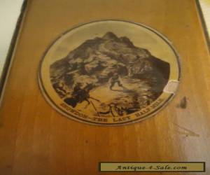 Item Vintage/Edwardian Wooden Box Snowdon Wales Tourist for Sale