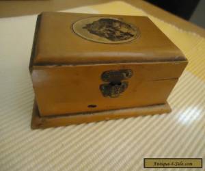 Item Vintage/Edwardian Wooden Box Snowdon Wales Tourist for Sale
