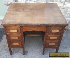 Item Stunning large antique oak desk for Sale