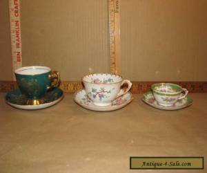 Item 3 Vintage Teacups & Saucers Tuscan for Sale