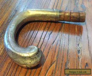 Item Antique Pewter Walking Stick Handle for Sale