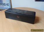 VINTAGE WOODEN BOX-HINGED LID WITH BIRD/FLORAL PATTERN-LENGTH 30.4cm for Sale
