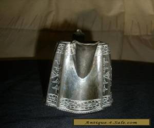 Item Stunning Antique Silver Plated Chased Milk Jug for Sale