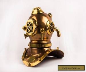 Item brass & glass 8"antique solid copper - vintage us navy mk v diver's helmet DH 02 for Sale