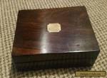 Beautiful antique wooden box with inlay for Sale