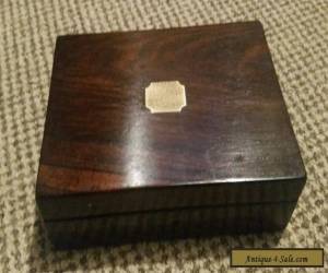 Item Beautiful antique wooden box with inlay for Sale