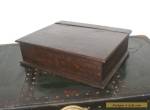 Vintage Oak bible or desk storage box for Sale