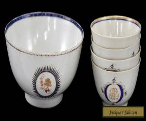 Item Classical Antique 1780-1820 Chinese Export Porcelain 5 Pc. Miscellaneous Lot  for Sale