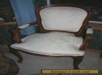 Italian wooden antique chair Louis XV style for Sale