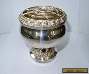 Item Vintage Silver Plated 'Ianthe' Medium Rose Bowl for Sale