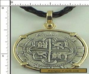 Item Atocha Coin Replica 2 Reale Cob Piece Of Eight Atocha 1622 Shipwreck Pendant for Sale
