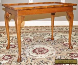 Item *ATTRACTIVE VINTAGE LARGE WALNUT COFFEE TABLE, LONG OCCASIONAL END TABLE* for Sale