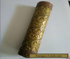 Item 7.8" China Chinese Old vintage decorative hand-carved brass Kaleidoscope for Sale