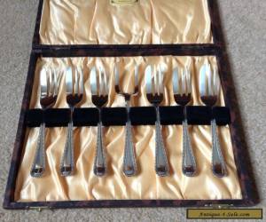 Item VINTAGE SILVER PLATE CAKE/PASTRY FORKS for Sale