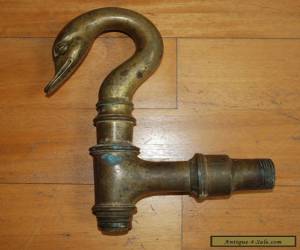 Item Antique French Empire Bronze Swan Faucet  (c1820??) for Sale
