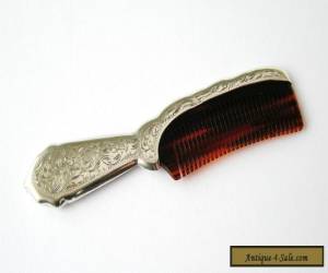 Item ANTIQUE SOLID SILVER COMB 900 - Art Deco for Sale