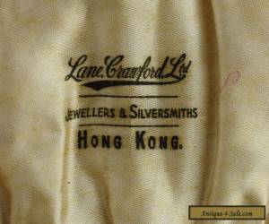 Item HONG KONG made Sterling Silver Ashtray set in Original Box - Lane Crawford ltd for Sale