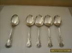 KINGS PATTERN TABLE SPOONS SET OF FIVE for Sale