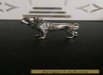 Charming Solid silver small statue pug dog hallmarked antique/vintage for Sale