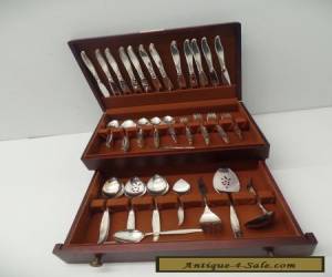 Item Oneida Community Silverplate 85pc w/Box Silverware Set Flatware for Sale