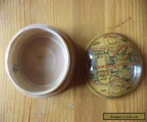 Item  Vintage globe design  wooden box   for Sale