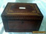 ANTIQUE LARGE WOODEN INLAID BOX for Sale