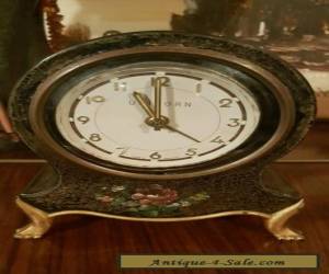 Item Antique hand painted musical clock for Sale
