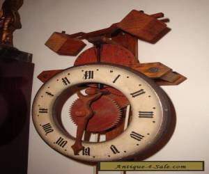 Item Special wooden Swiss Wall Clock "Buco 1320" in original box for Sale