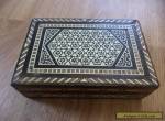  vintage inlaid  wooden box for Sale