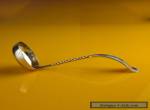 DUTCH Sterling Silver Gravy Ladle with Twisted Stem & Stands Upright  :) for Sale