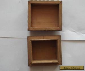 Item A Small Wooden Box for Sale