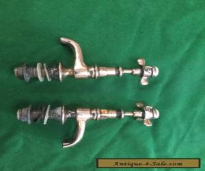 Item Pair of vintage brass taps for Sale