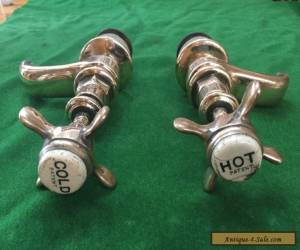 Item Pair of vintage brass taps for Sale