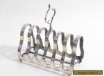 ANTIQUE ART DECO? SILVER PLATE TOAST RACK for Sale