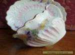 Vintage Unmarked Hand Painted Pastel Bone China Tea Cup Set - Violet & Yellow  for Sale