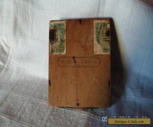 Item antique/vintage wooden jamaica cigar box for Sale
