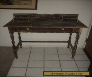 Item ANTIQUE 19th CENTURY LADIES / MENS DISTRESSED PINE WOOD WRITING DESK  for Sale